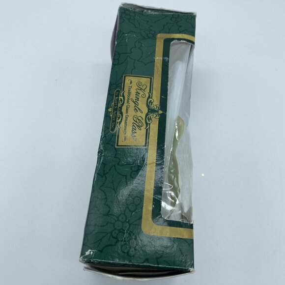 Kurt Adler Glass Pickle Ornament - Kringle Glass - Includes Story - Picture 7 of 10